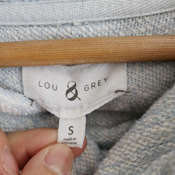 Lot of 2 Lou & Grey Women’s Cowl Neck Sweaters Size Small Blue & Black GUC - Picture 7 of 8